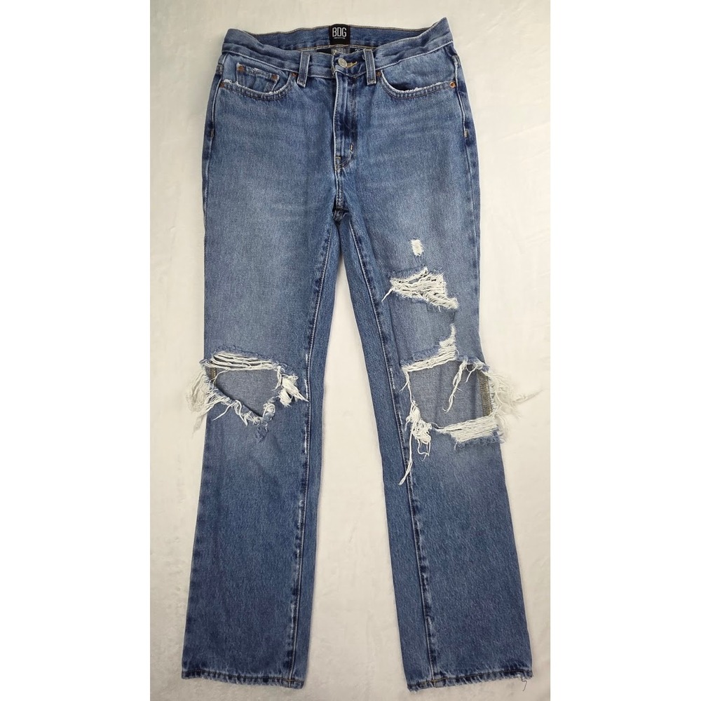 BDG Bootcut Jeans Women 26 Blue High Rise Stretch Denim‎ Excellent